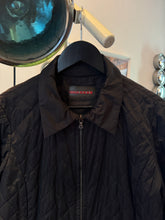 Charger l&#39;image dans la galerie, Early 2000&#39;s Prada Sport Jet Black Quilted Jacket - Small (Womens 6-8)