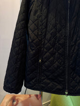 Charger l&#39;image dans la galerie, Early 2000&#39;s Prada Sport Jet Black Quilted Jacket - Small (Womens 6-8)