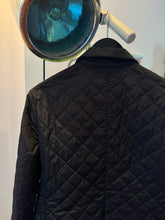 Charger l&#39;image dans la galerie, Early 2000&#39;s Prada Sport Jet Black Quilted Jacket - Small (Womens 6-8)