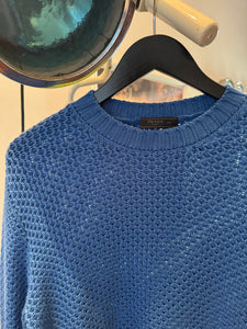 AW17' Prada Mainline Bright Blue Knitted Jumper - Medium