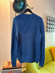 AW17' Prada Mainline Bright Blue Knitted Jumper - Medium