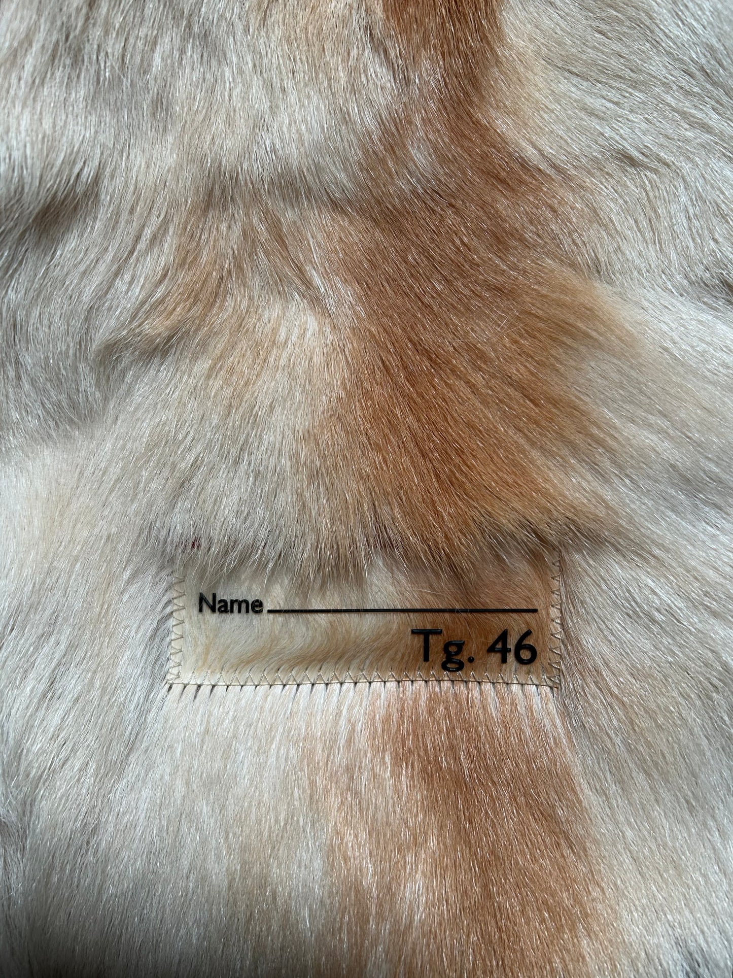 Prada Sport Fur Lined Light Beige Vest