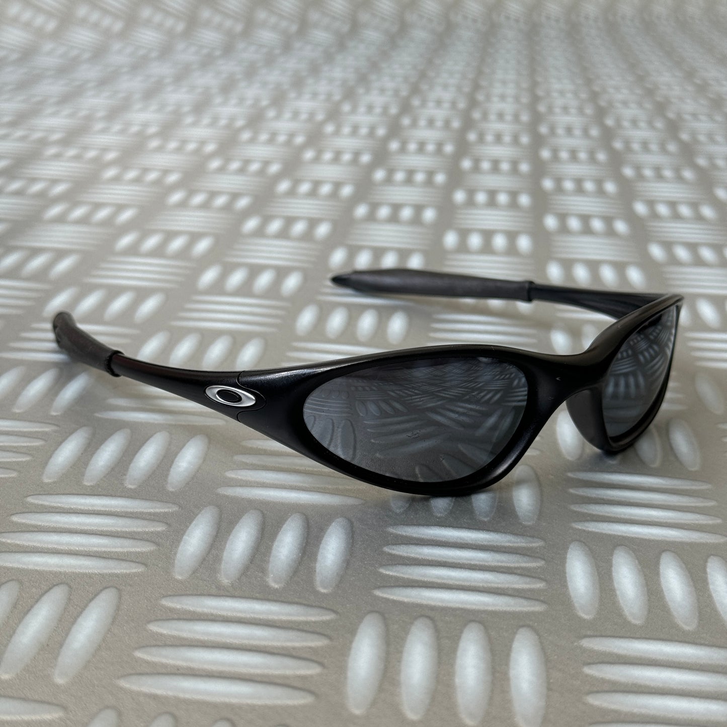 1990's Oakley Minute Jet Black Sunglasses