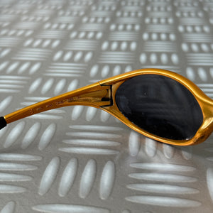 1990's Oakley Eye Jacket Yellow/Gold Sunglasses