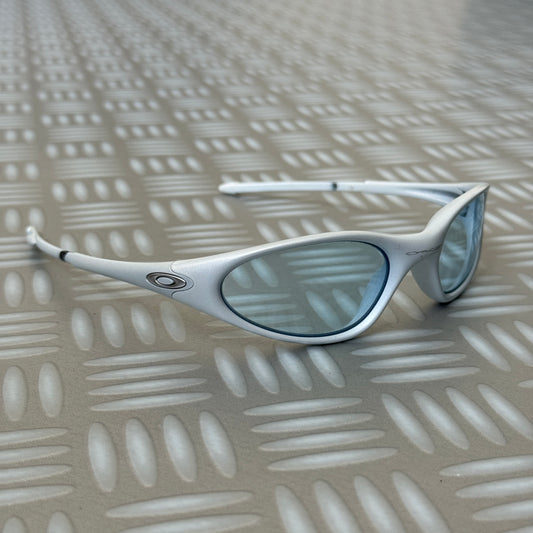 1990's Oakley Minute White / Ice Sunglasses