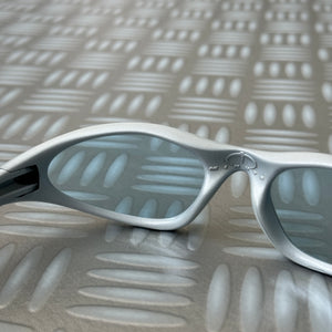 1990's Oakley Minute White / Ice Sunglasses
