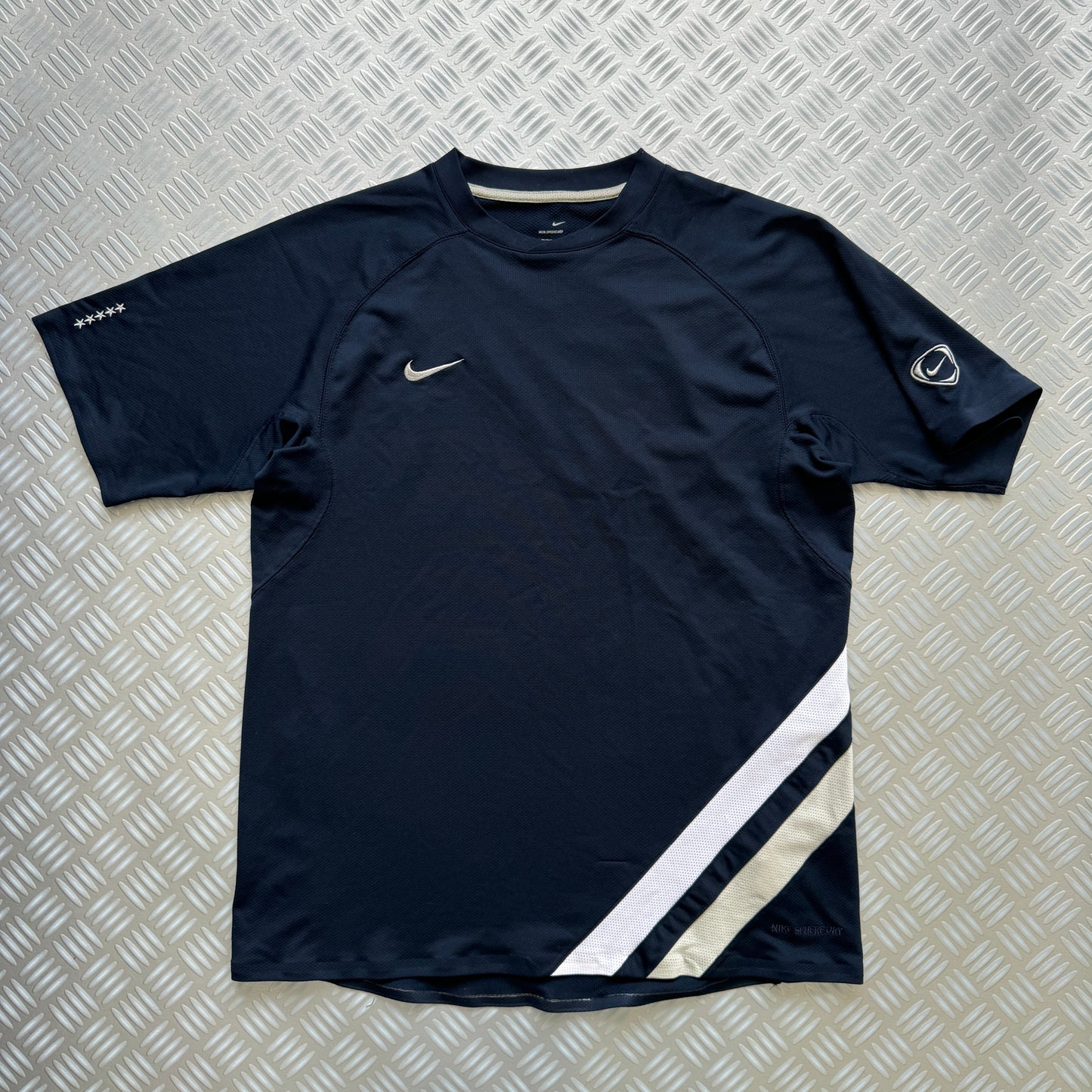 Early 2000's Nike Mercurial Mesh Panelled Tee - Large