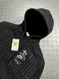 Stüssy x Nike Wool Pin Stripe Padded Jacket - Small / Medium