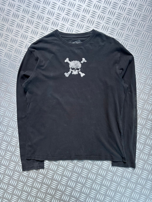 Oakley Jet Black Skull Graphic Longsleeve Tee