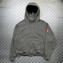 Load image into Gallery viewer, Cav Empt Heavy Cotton Cropped Washed Grey Hoodie - Large