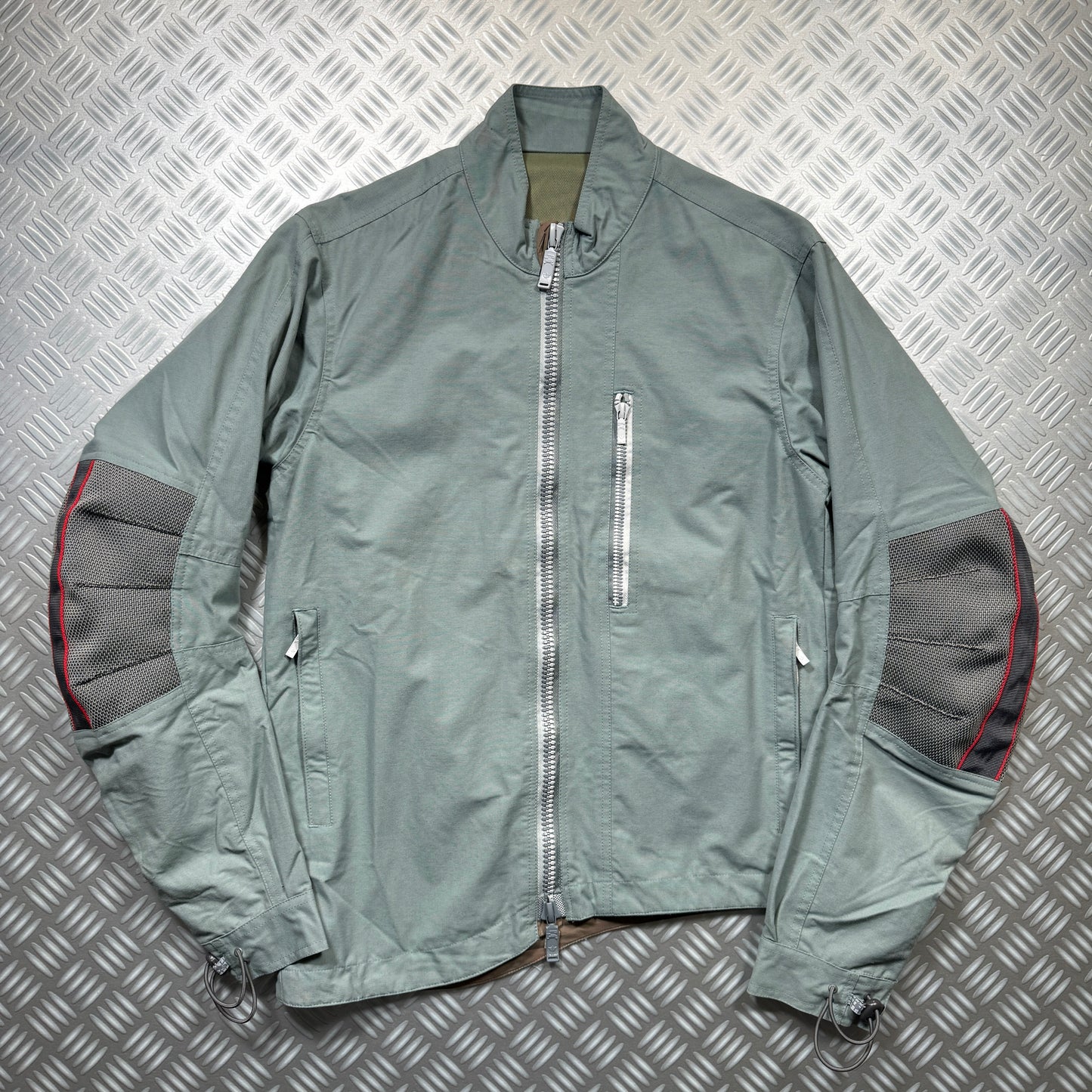 Early 2000's Maharishi Waxed Cotton Articulated Elbow Jacket - Medium