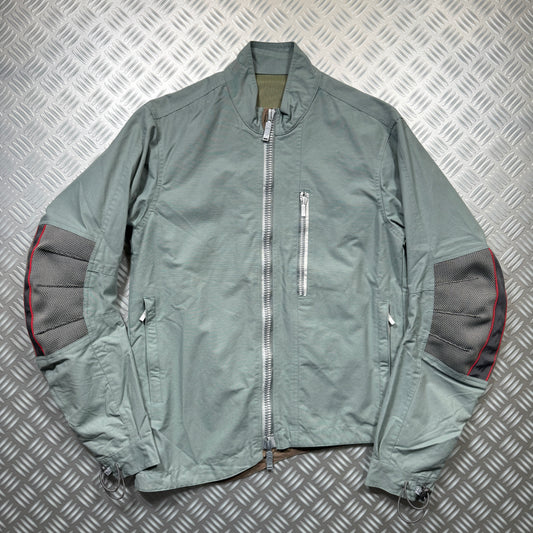 Early 2000's Maharishi Waxed Cotton Articulated Elbow Jacket - Medium