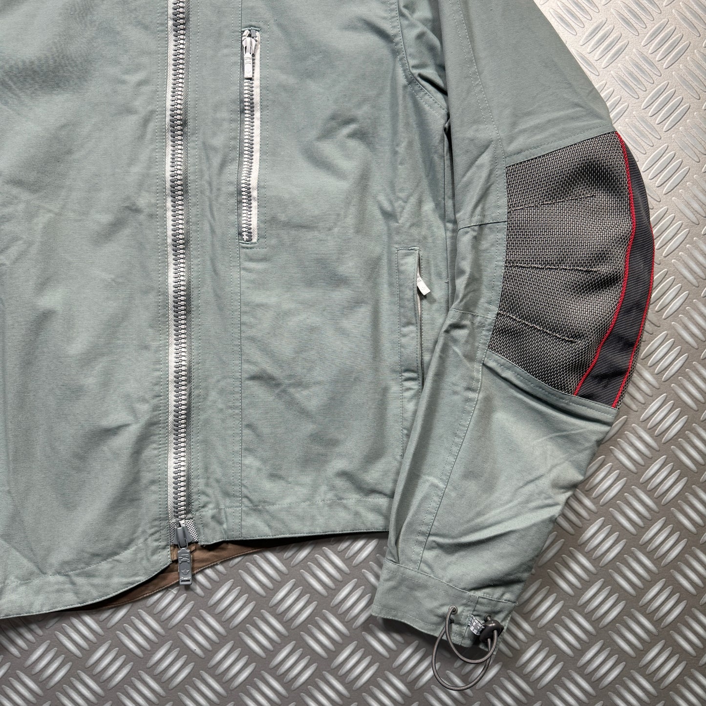 Early 2000's Maharishi Waxed Cotton Articulated Elbow Jacket - Medium