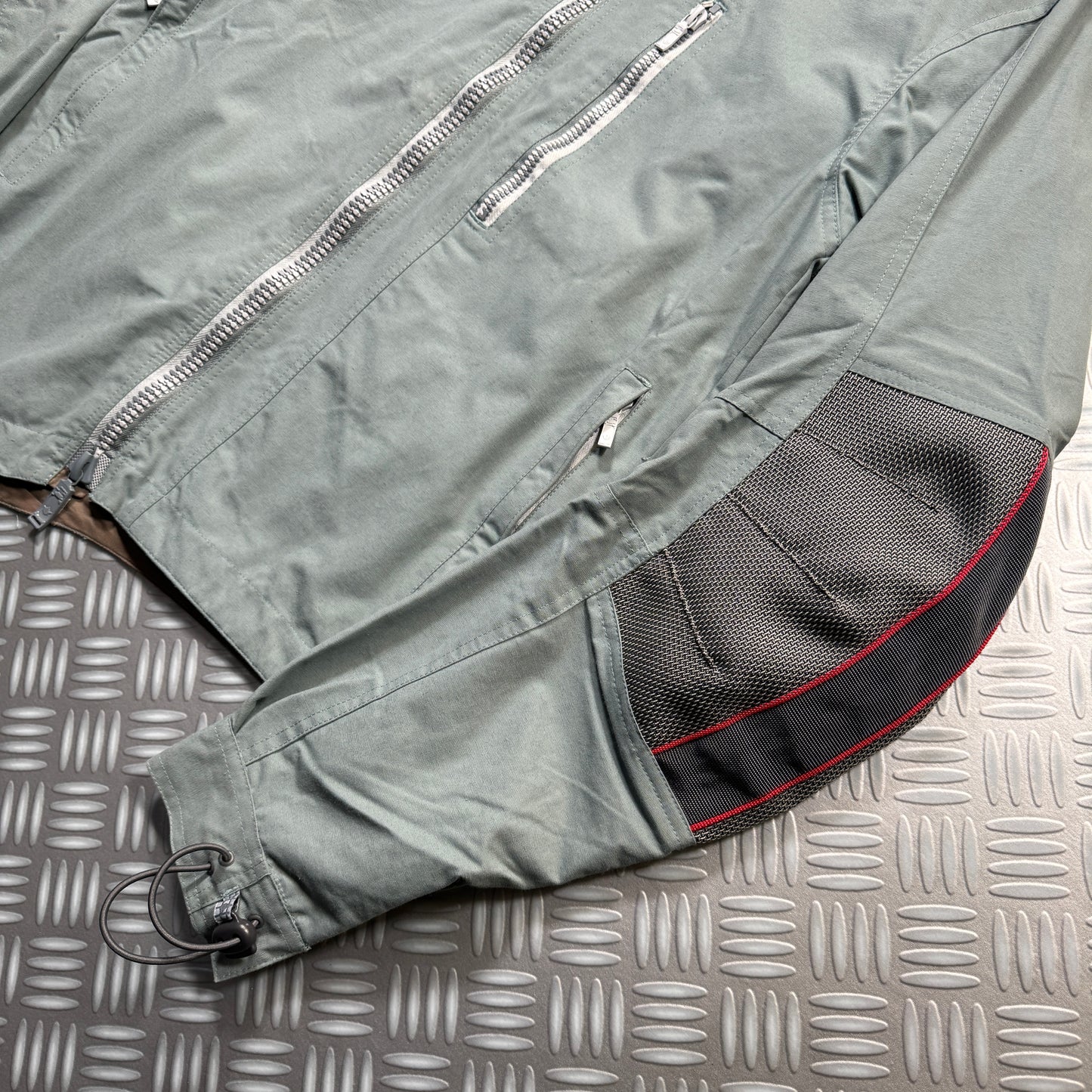 Early 2000's Maharishi Waxed Cotton Articulated Elbow Jacket - Medium