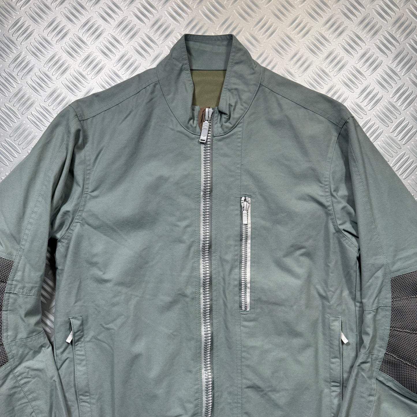 Early 2000's Maharishi Waxed Cotton Articulated Elbow Jacket - Medium
