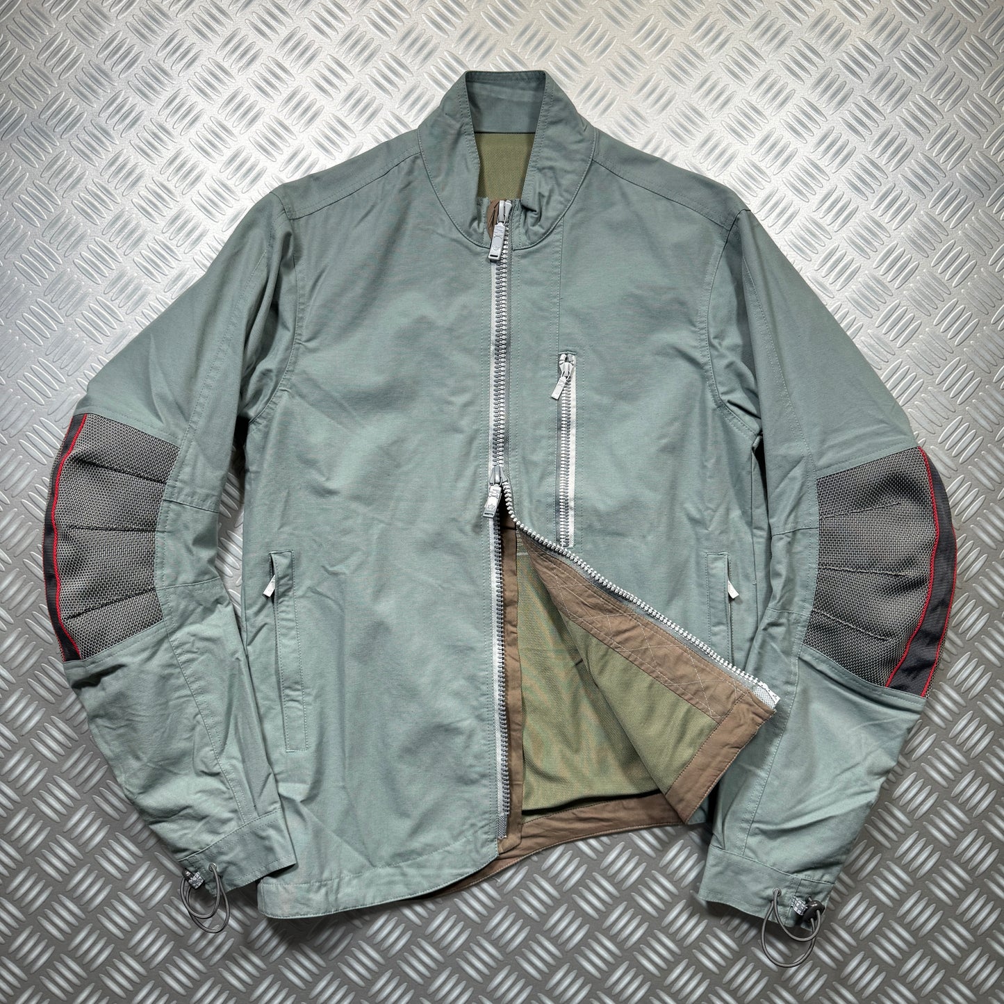 Early 2000's Maharishi Waxed Cotton Articulated Elbow Jacket - Medium