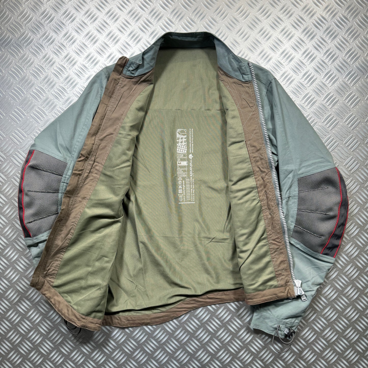 Early 2000's Maharishi Waxed Cotton Articulated Elbow Jacket - Medium