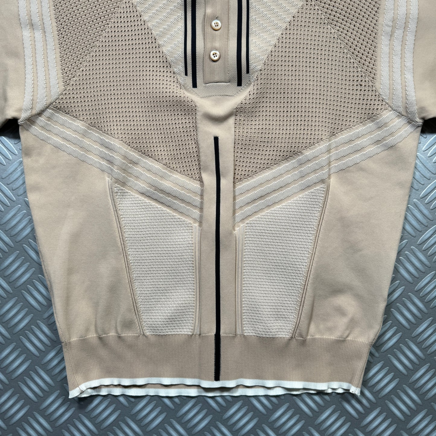 Prada Mainline Sport-Knit Polo Top