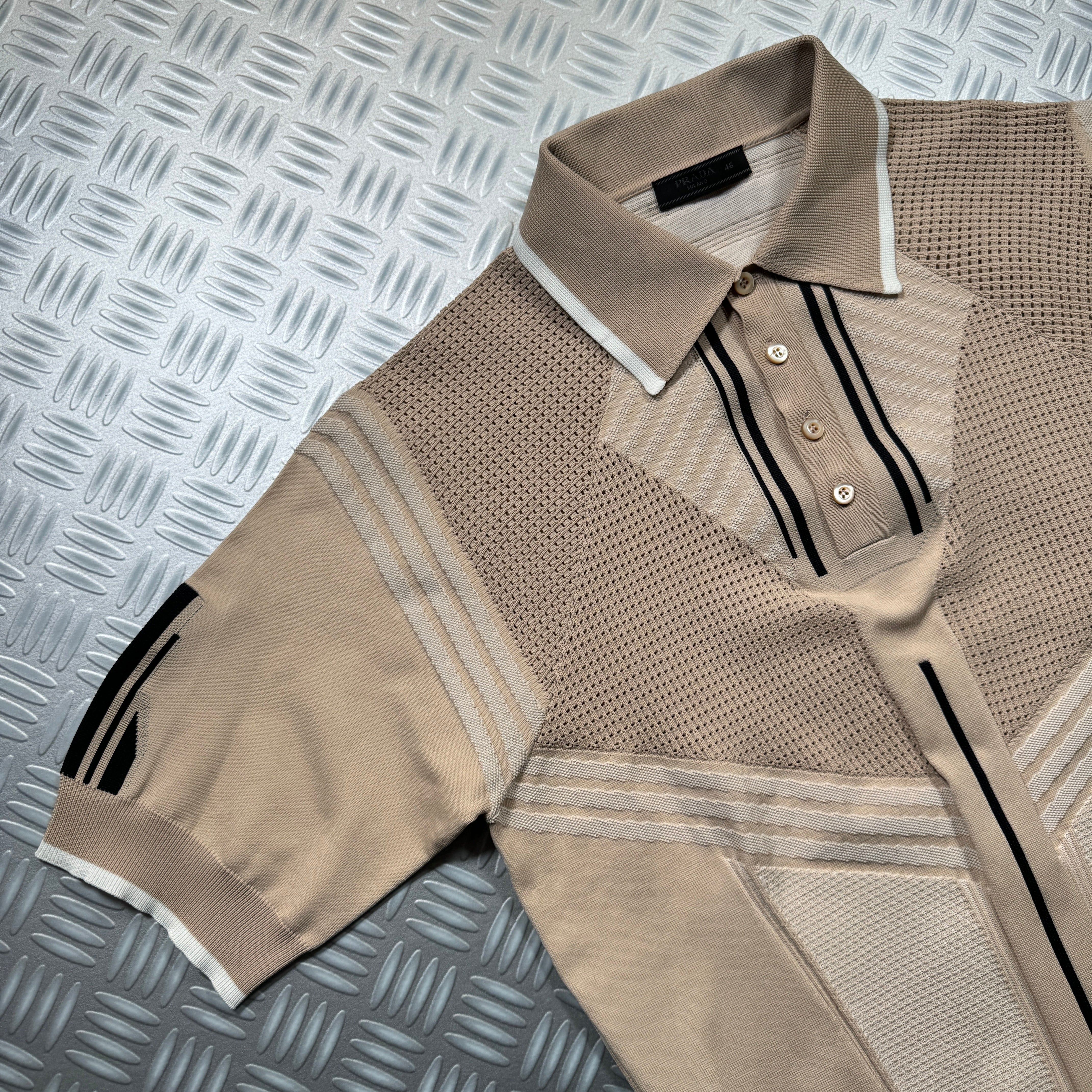 Prada Mainline Sport-Knit Polo Top – Holsales