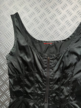 Charger l&#39;image dans la galerie, Early 2000&#39;s Prada Main Line Nylon Corset Back Top - Womens 10-12