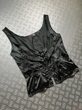 Load image into Gallery viewer, Early 2000&#39;s Prada Main Line Nylon Corset Back Top - Womens 10-12