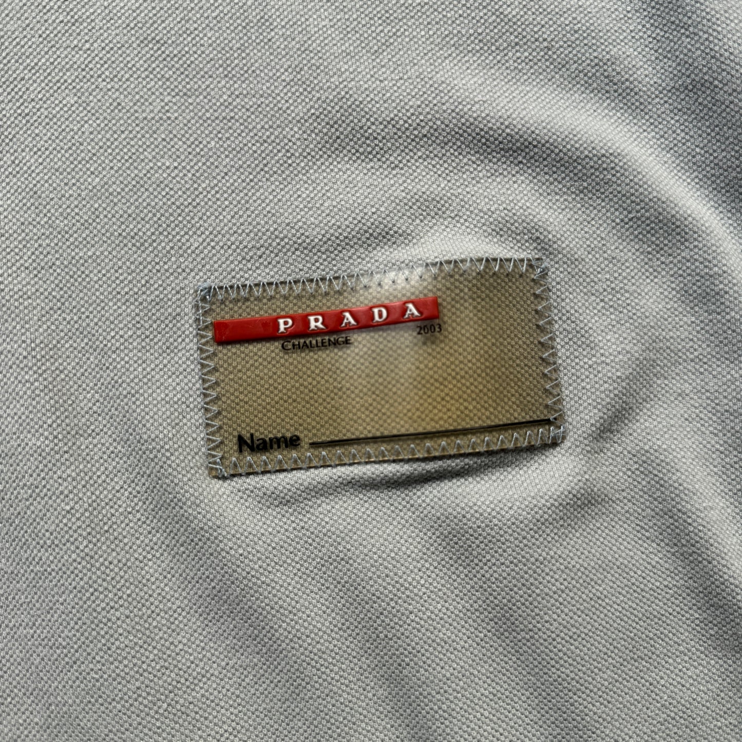 Prada Luna Rossa Challenge 2003 Grey Piped Hoodie - Medium