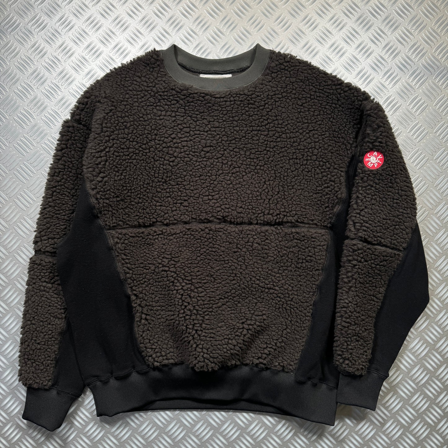 Cav Empt Brown/Black Boa Fleece - Large / Extra Large