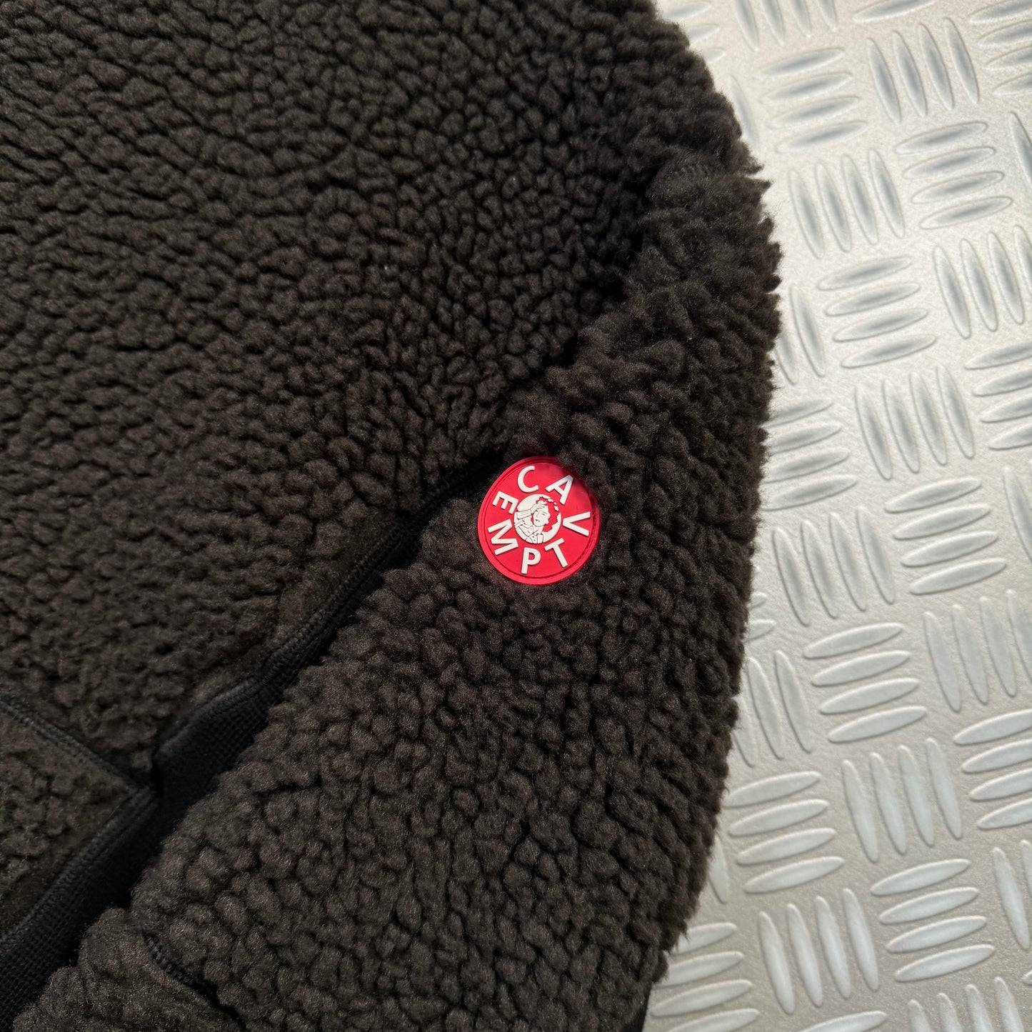 Cav Empt Brown/Black Boa Fleece - Large / Extra Large
