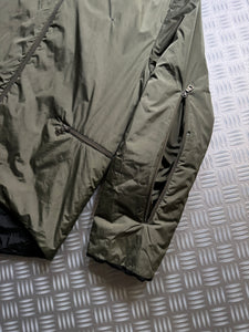 AW99' Prada Sport Khaki 2in1 Technical Padded Jacket/Tri-Harness Bag - Extra large