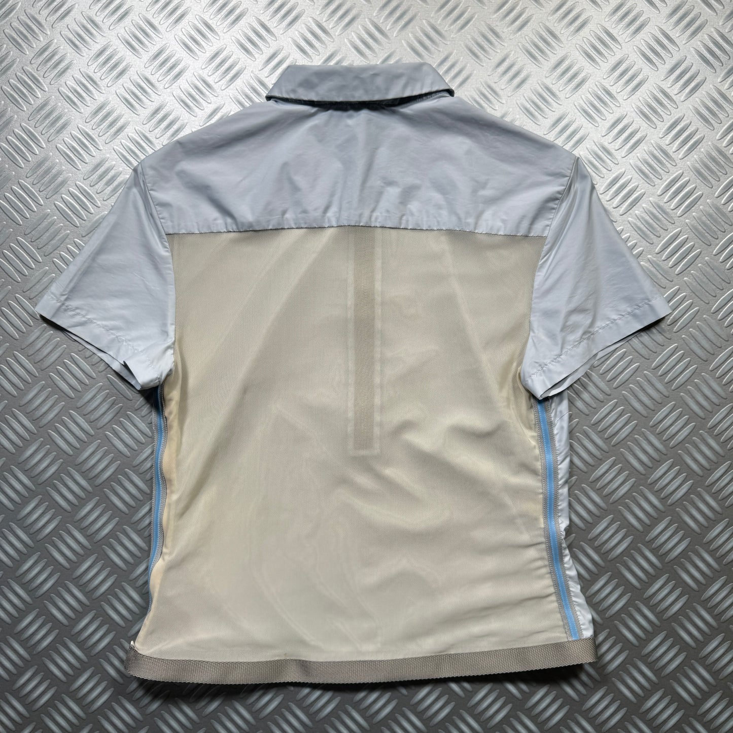 SS00' Prada Sport Baby Blue Nylon Top - Women's 6-8