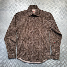 Load image into Gallery viewer, Early 2000&#39;s Lee Cooper Moschino Bootleg Monogram Button Shirt - Small