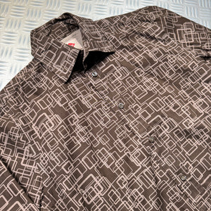 Early 2000's Lee Cooper Moschino Bootleg Monogram Button Shirt - Small