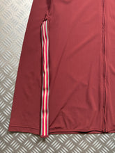 Charger l&#39;image dans la galerie, SS00&#39; Prada Sport Burgundy Side Stripe Soft Comp Hooded Jacket - Medium