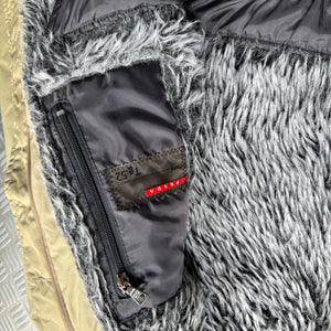 Early 2000's Prada Sport Padded Fur-Lined Jacket - Medium / Large