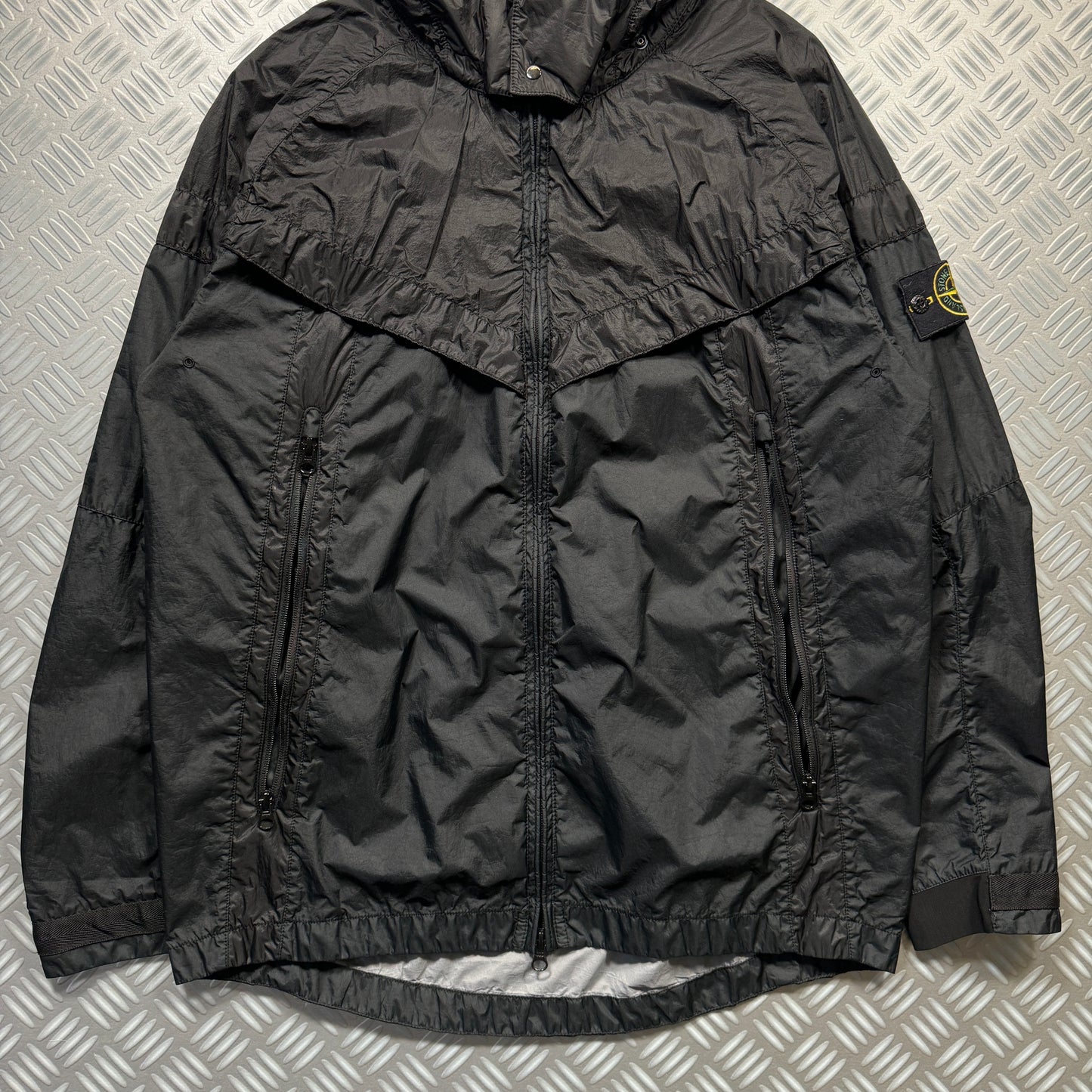 Stone Island x Nike Hyper-Light Membrana 2L TC Windrunner Jet Black Sample Jacket - Large
