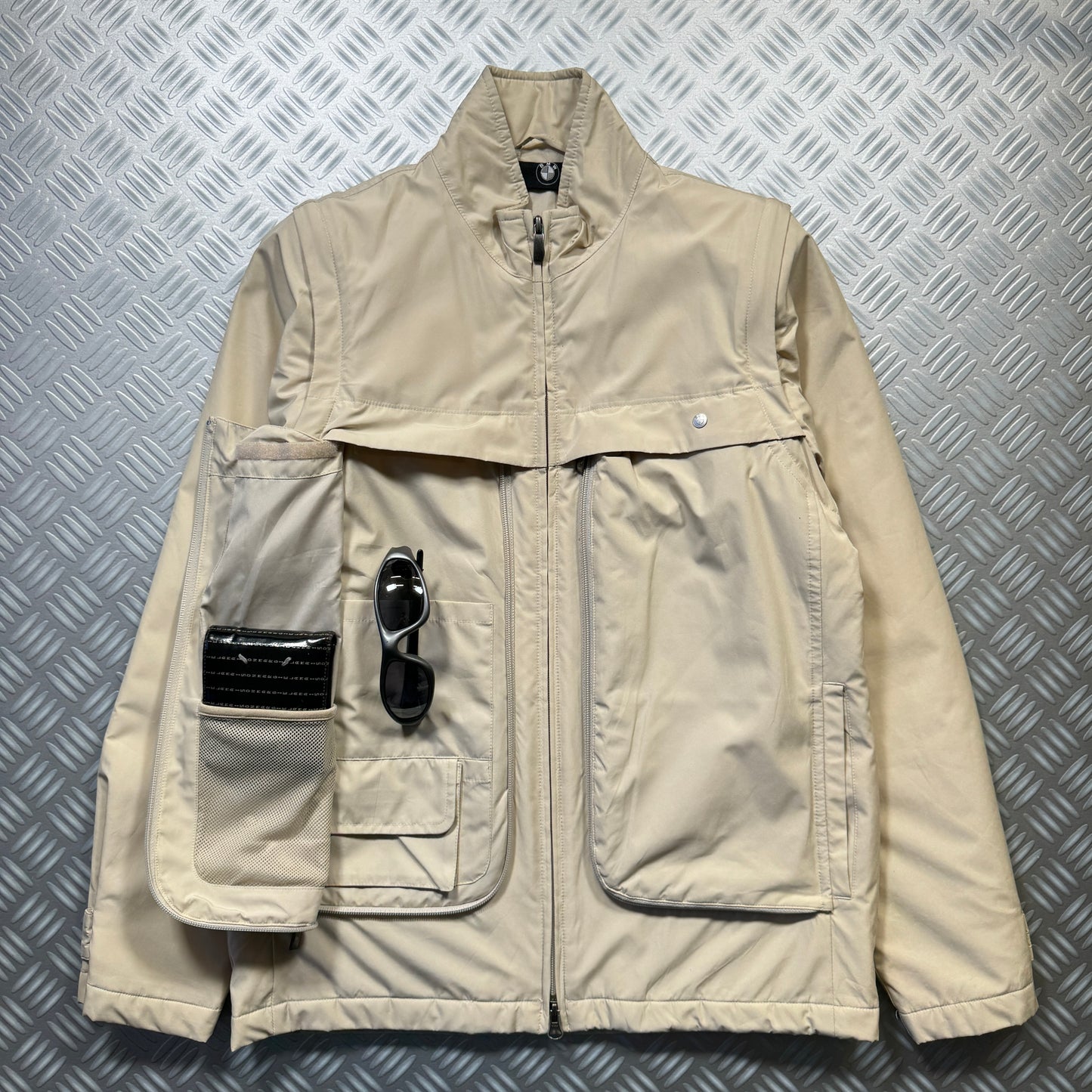 Early 2000's BMW Technical 2in1 Vest/Jacket with Front Concealed Pocket