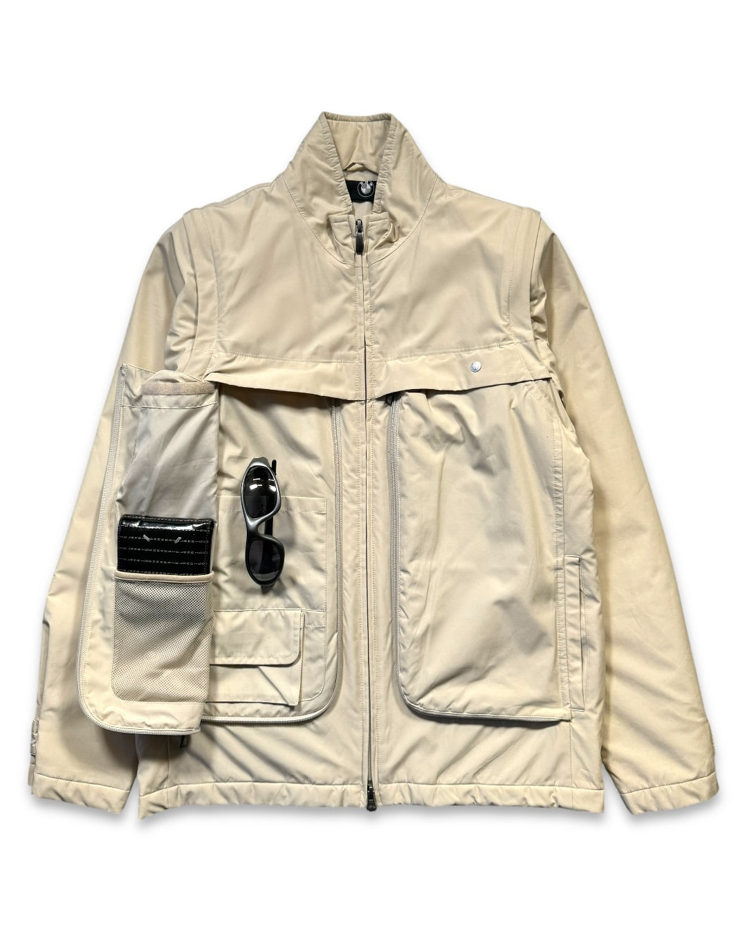 Early 2000's BMW Technical 2in1 Vest/Jacket with Front Concealed Pocket