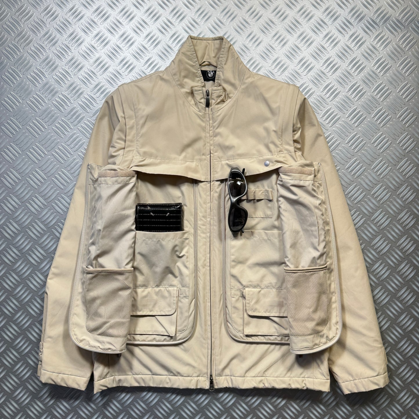 Early 2000's BMW Technical 2in1 Vest/Jacket with Front Concealed Pocket
