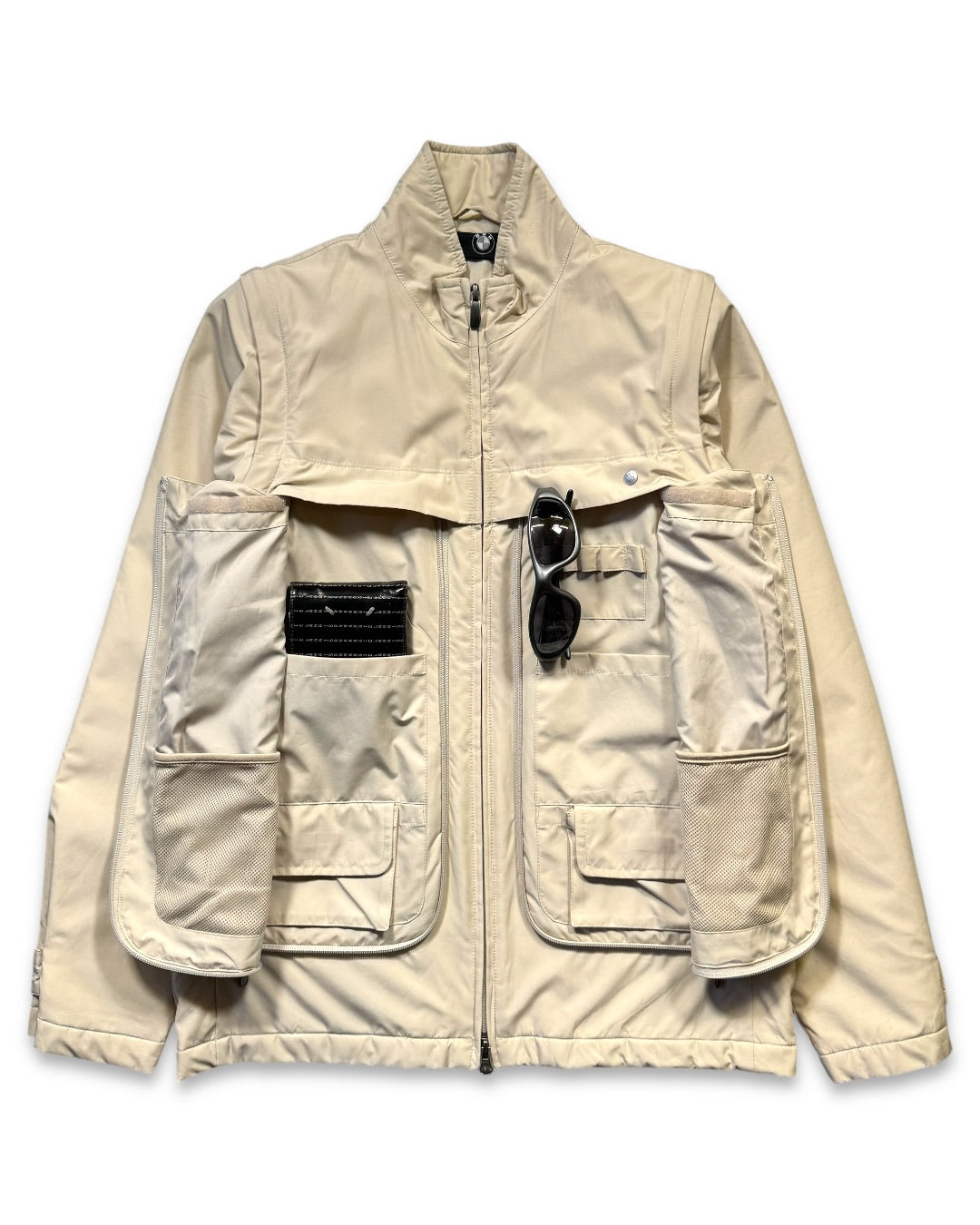 Early 2000's BMW Technical 2in1 Vest/Jacket with Front Concealed Pocket