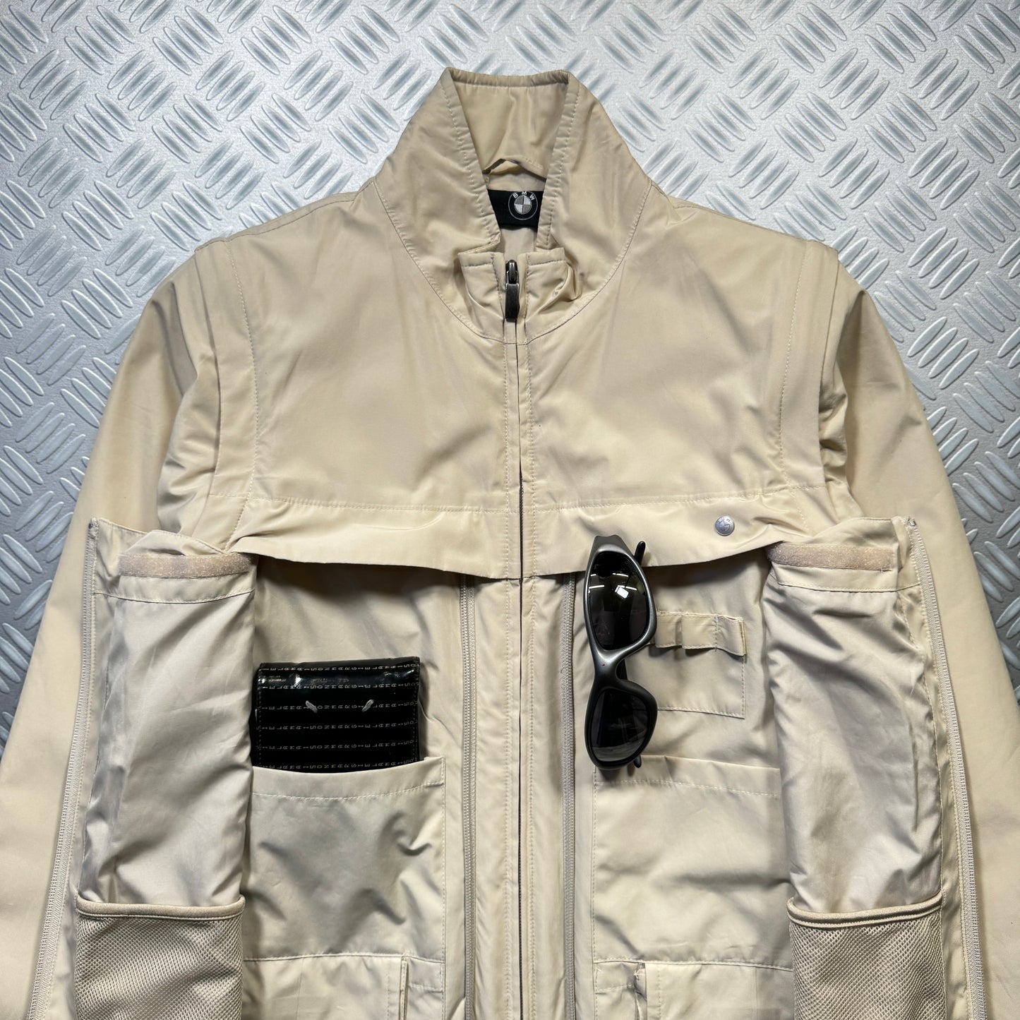 Early 2000's BMW Technical 2in1 Vest/Jacket with Front Concealed Pocket