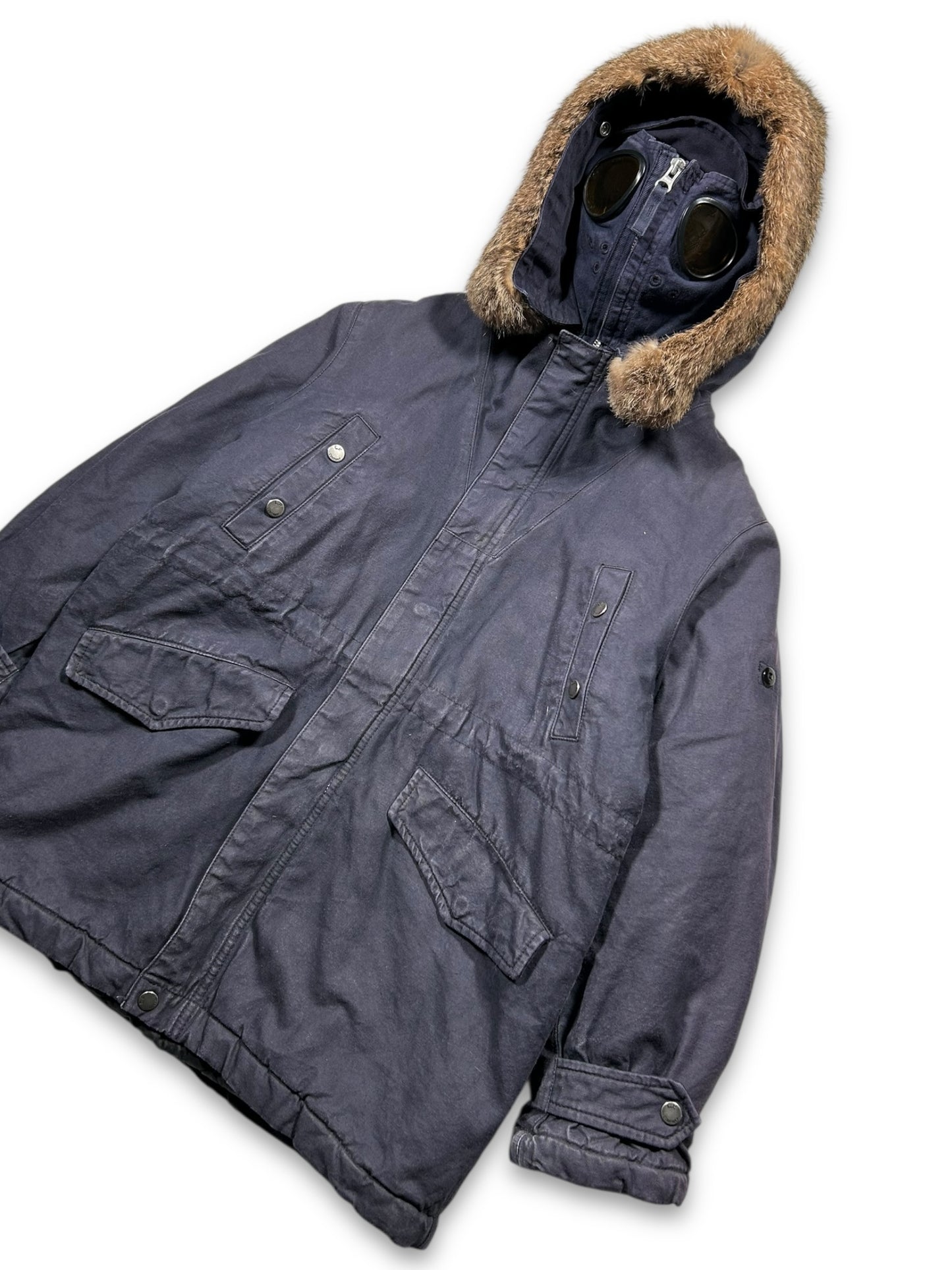CP Company Kids Explorer Parker With Fur Trim Hood