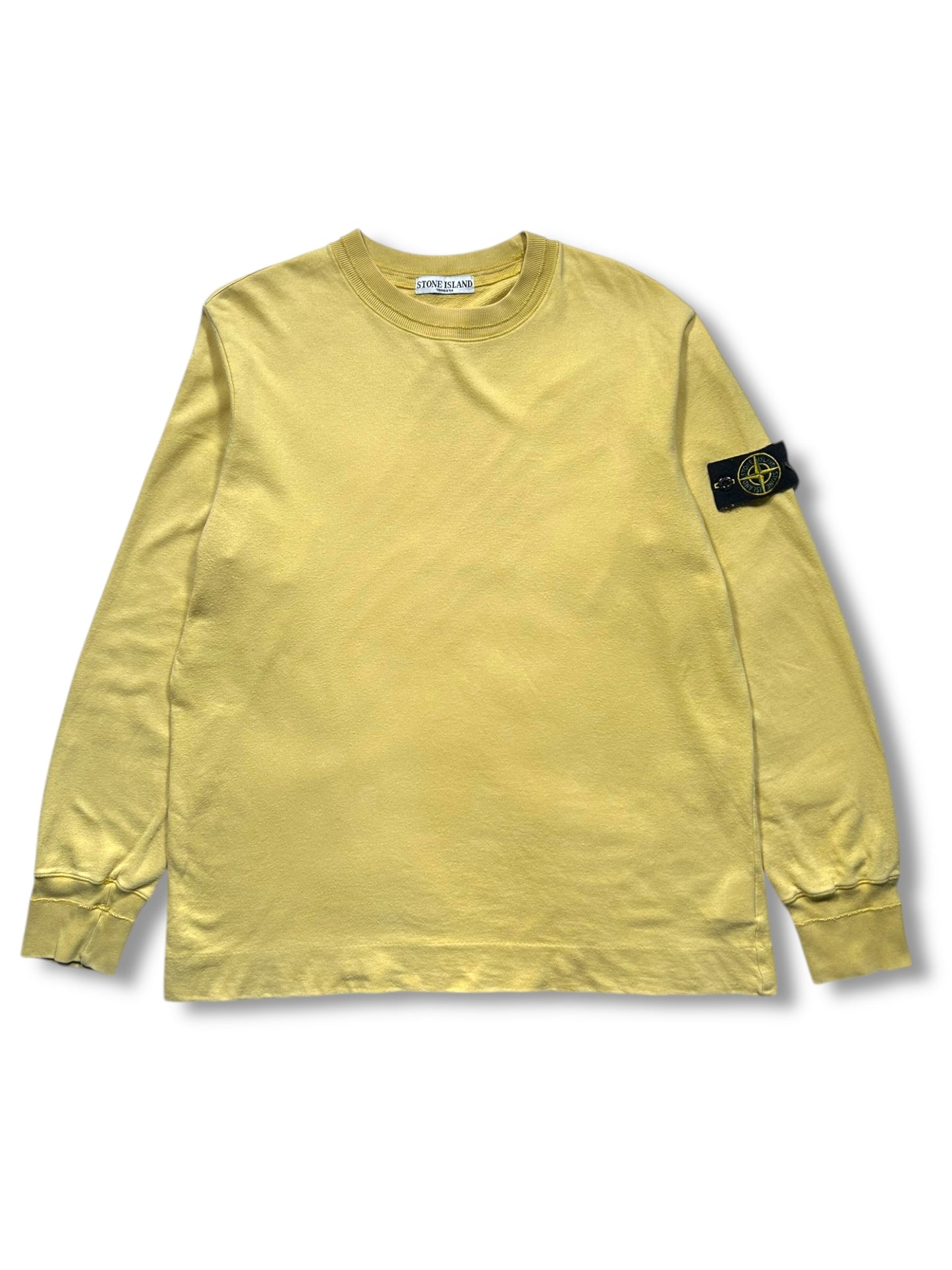Early 2000's Stone Island Light Yellow Crewneck
