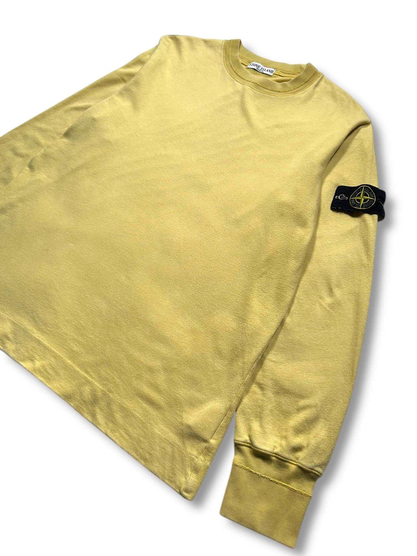 Early 2000's Stone Island Light Yellow Crewneck