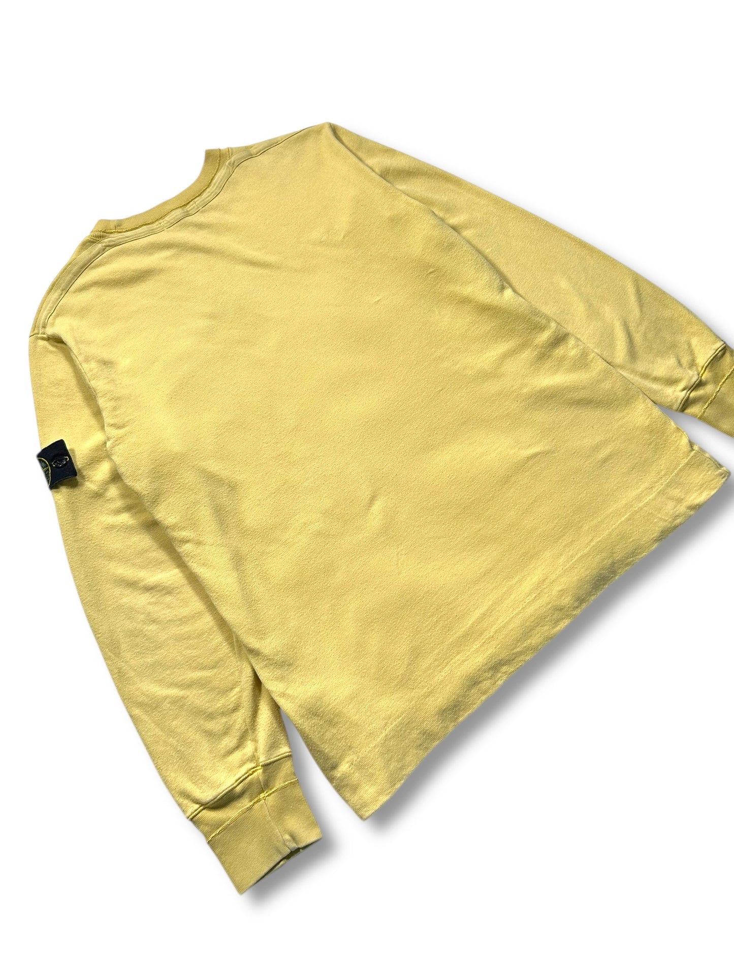 Early 2000's Stone Island Light Yellow Crewneck
