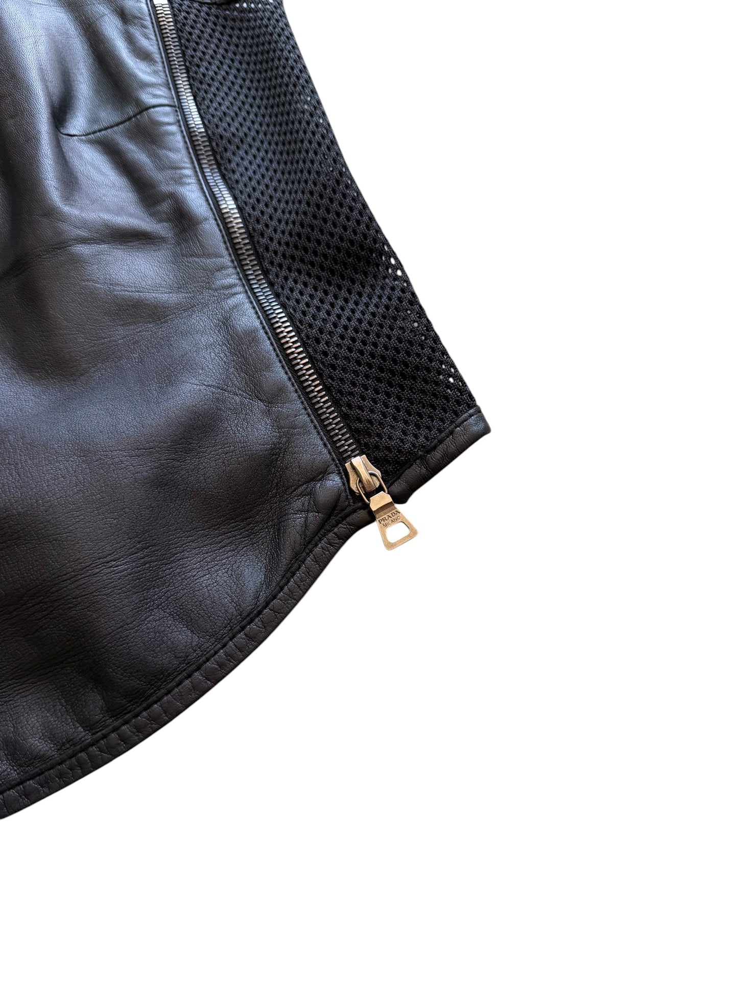 1999 Prada Sport Runway Leather Vest