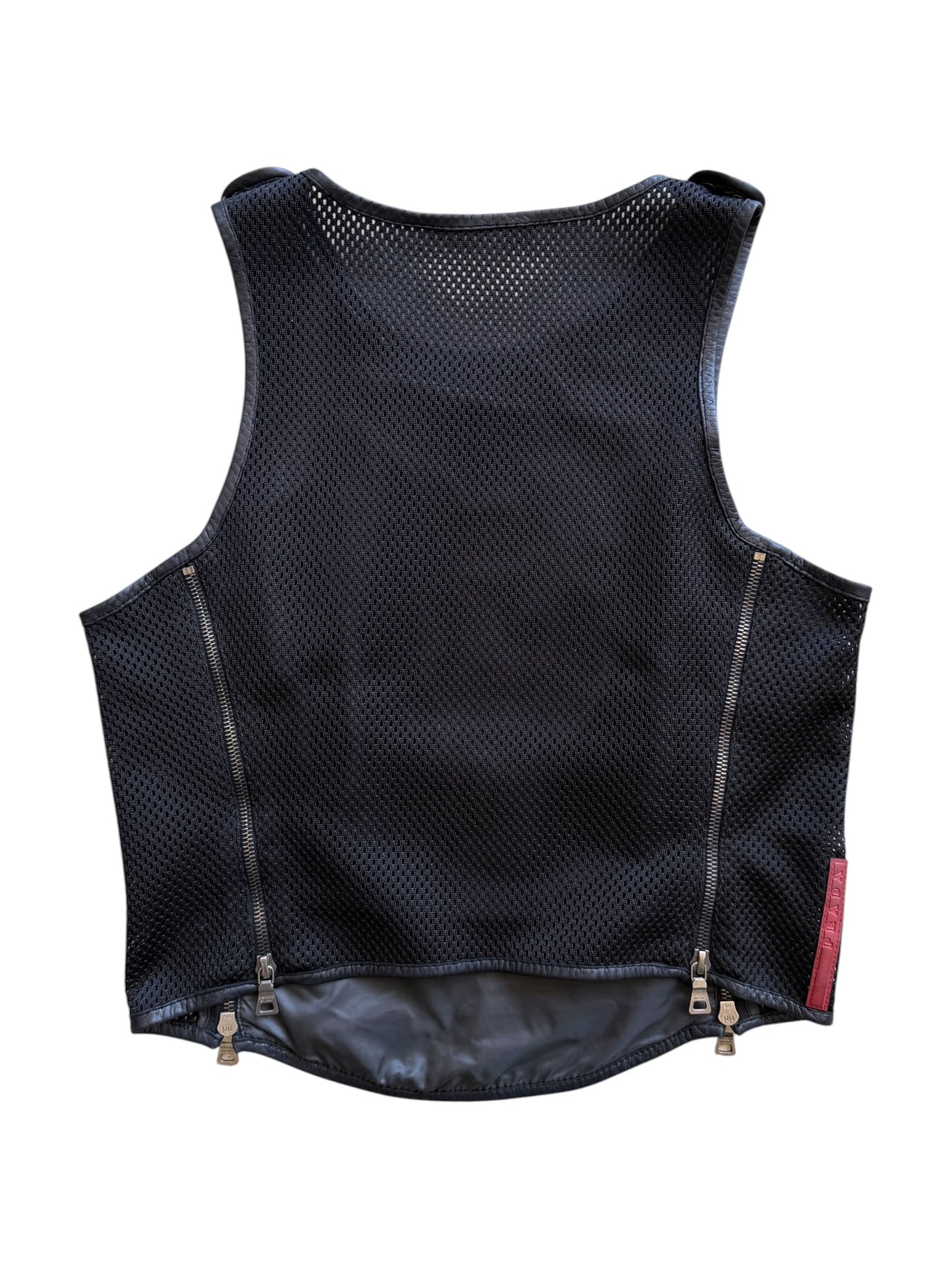 1999 Prada Sport Runway Leather Vest
