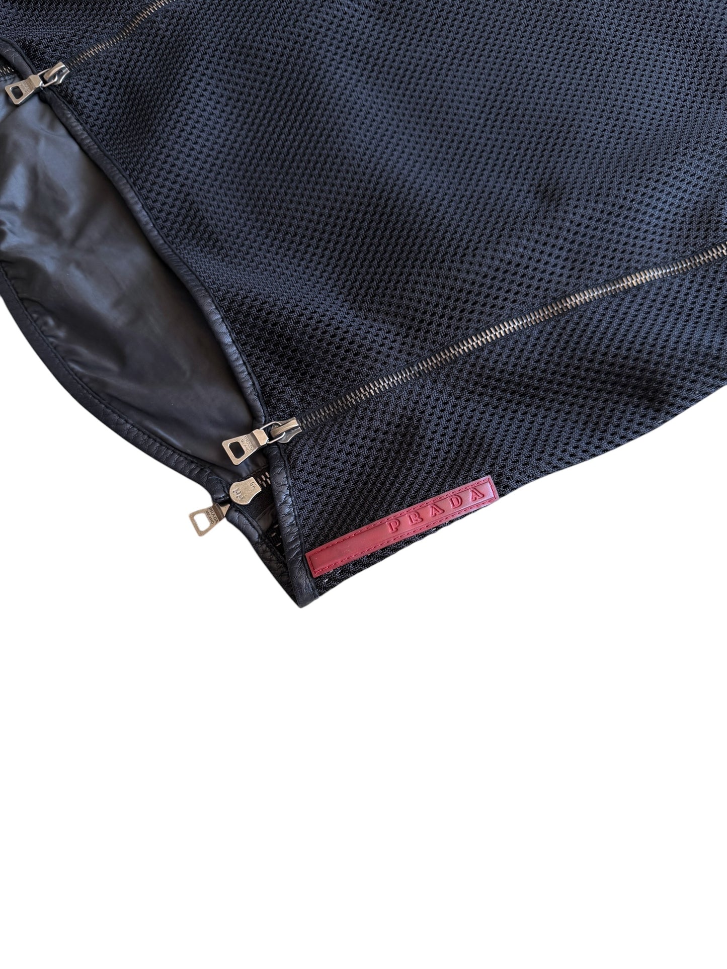 1999 Prada Sport Runway Leather Vest