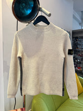 画像をギャラリービューアに読み込む, Early 2000&#39;s Stone Island Ivory Knitted Jumper - Extra Small