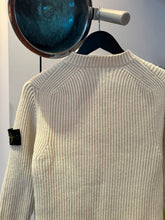 画像をギャラリービューアに読み込む, Early 2000&#39;s Stone Island Ivory Knitted Jumper - Extra Small