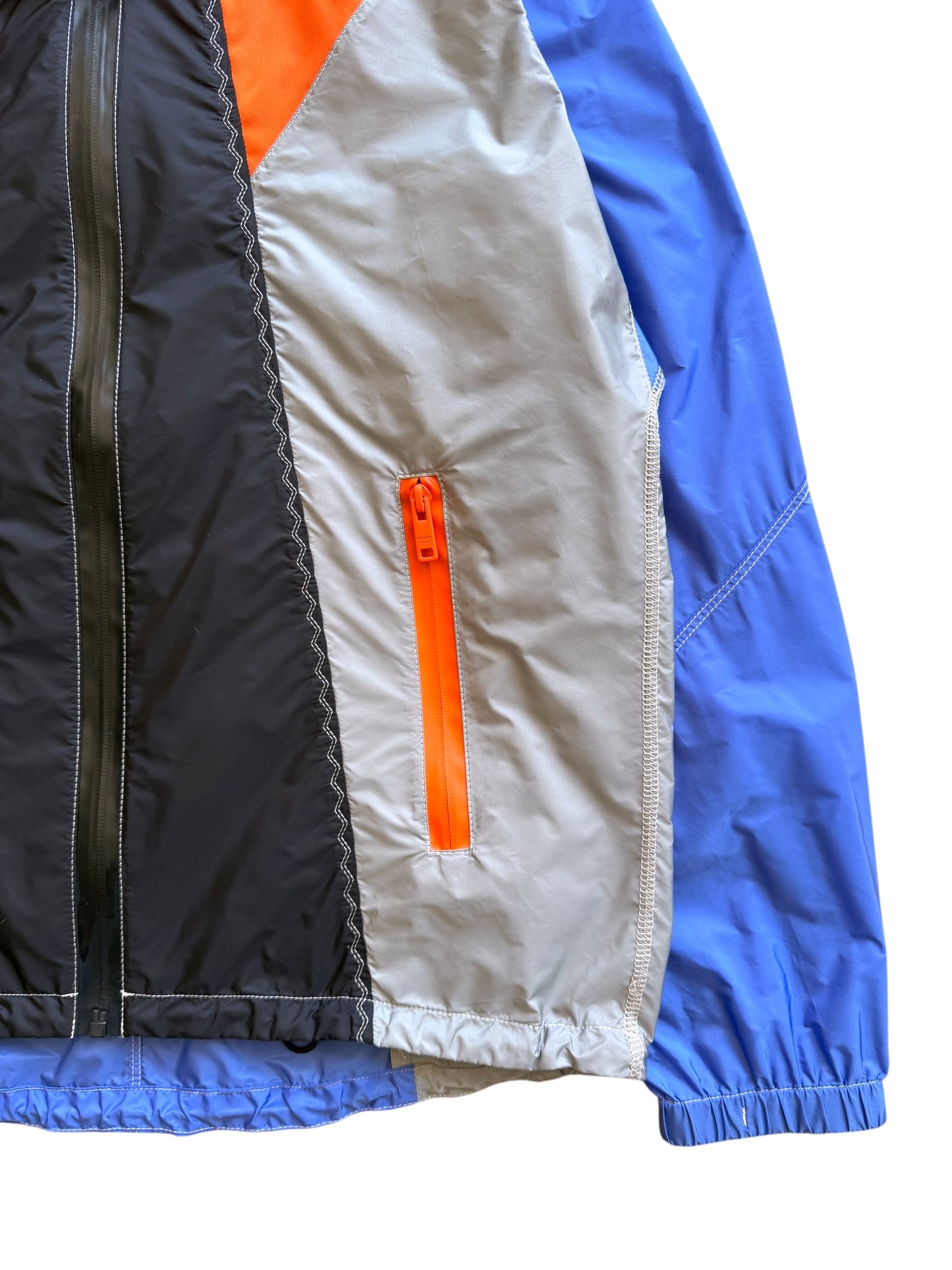 SS17' Prada Milano Technical Panelled Nylon Jacket